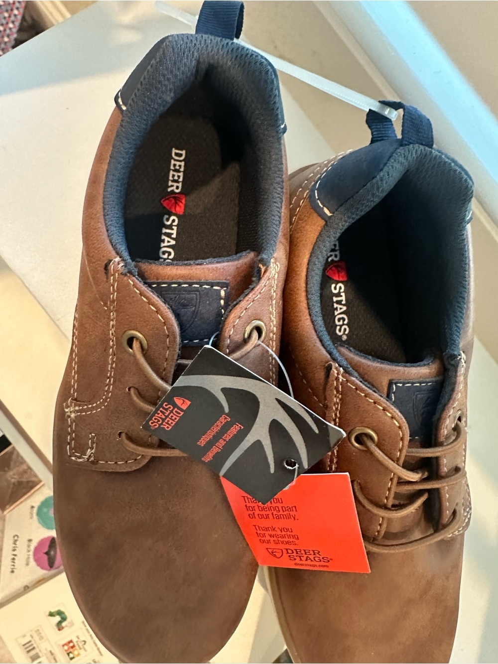 NWT Deer Stags kids loafers size 1